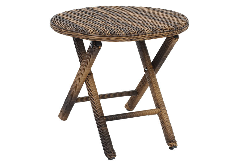 Плетеный ротанг стол кофейный Фиеста для комплекта с шезлонгами, мебель для санаториев, домов отдыха, бассейнов
