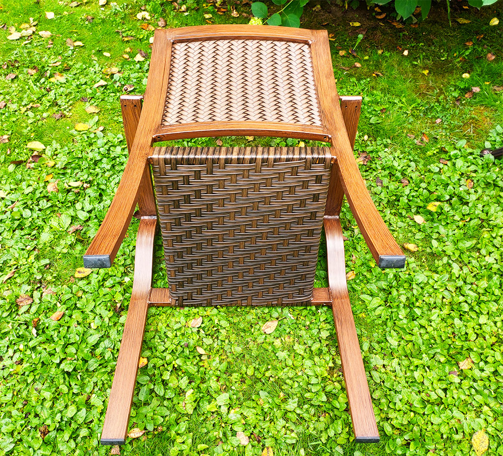 Кресло с плетением из ротанга, стулья плетеные для кафе HoReCa, уличная мебель для дачи и сада, стул в столовую на веранду, ротанговое кресло