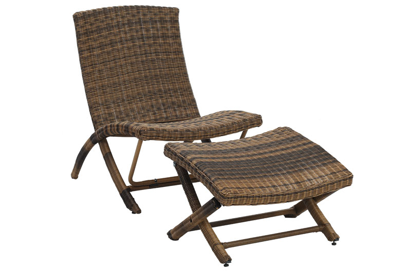 Фиеста кресло - шезлонг из ротанга, санаторная мебель для бассейна, лежаки для моря и сада, шезлонг складной с плетением