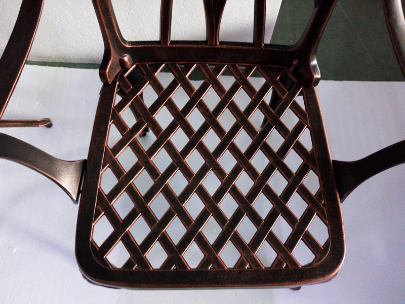 Кресло стул для кафе широкое металлическое литой алюминий. Кресло Конвессо