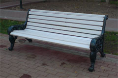 Чугунная лавка скамейка для дачи и городских парков литая мебель из чугуна и алюминия 