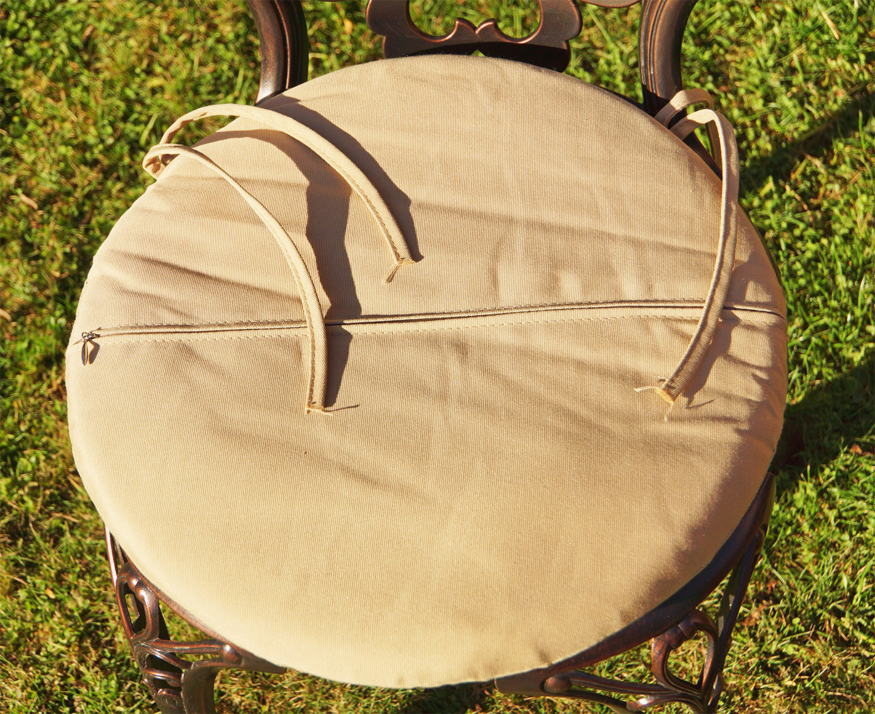 Подушка для садовых уличных стульев, пошив подушек для садовой мебели, чехлы и тенты для мебели в кафе, круглая подушка для стула патио